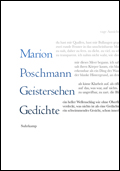 Marion Poschmann: Geistersehen